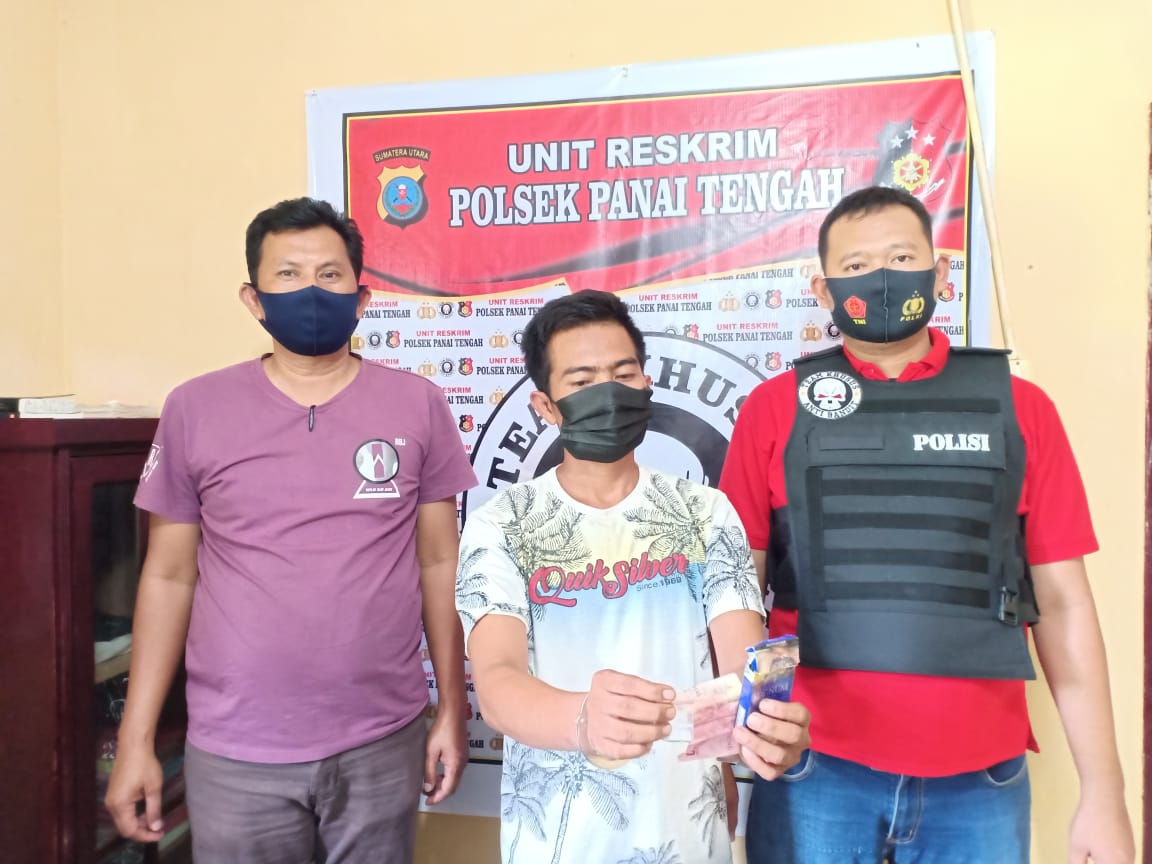 Polsek Panai Tengah Kembali Amankan Pelaku Narkoba di Bilah Hilir.