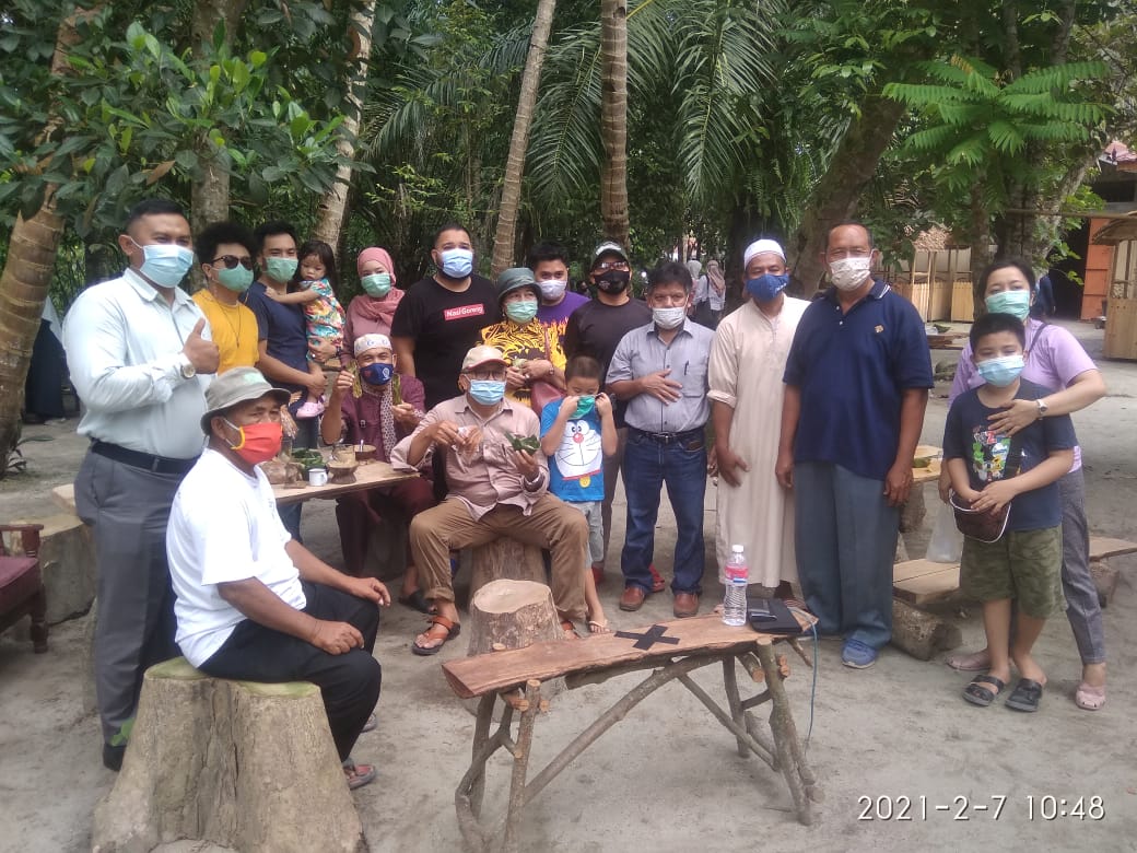 Kandidat ketua DPC Masata Deli Serdang kunjungi wisata kuliner Kawan lama