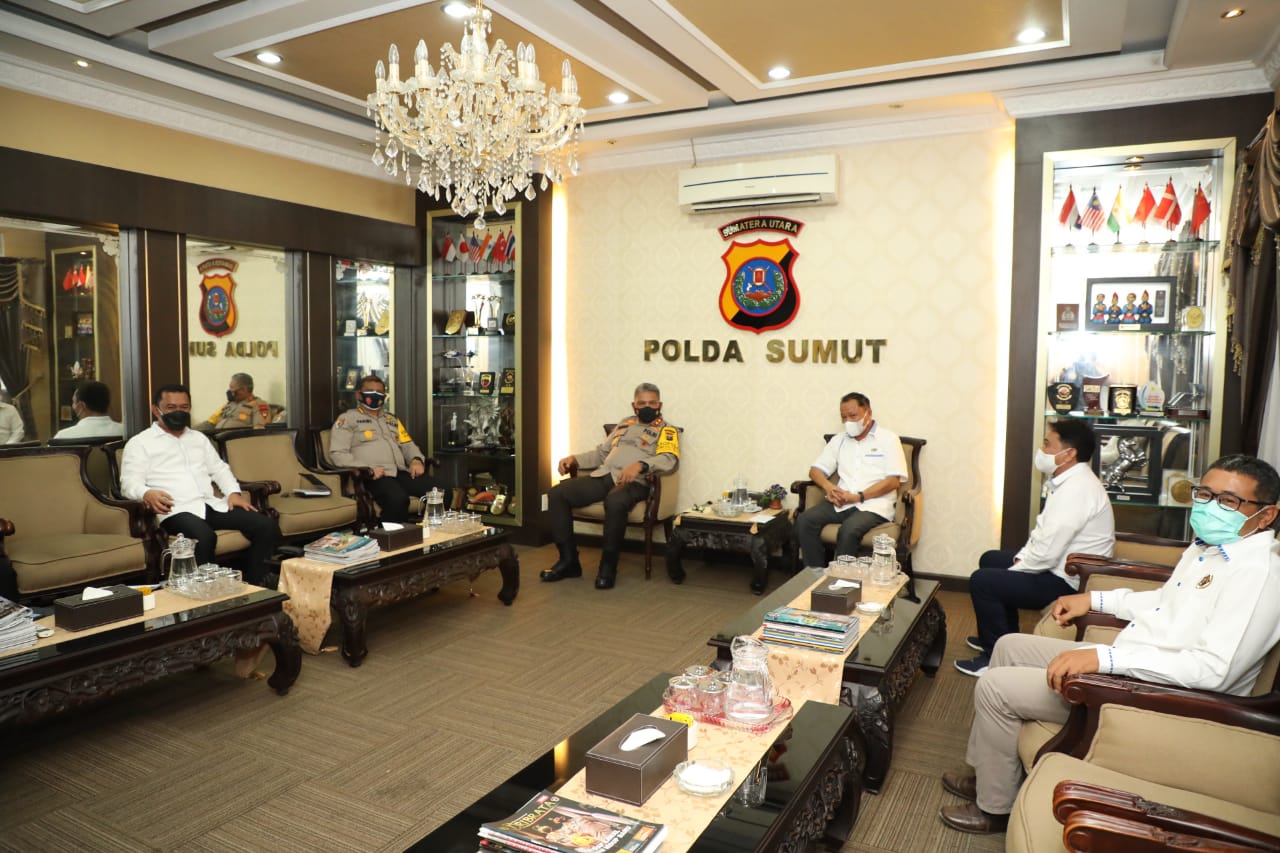 Kapolda Sumut Terima Audiensi Dari Persatuan Wartawan Indonesia (PWI)Â  Provinsi Sumut