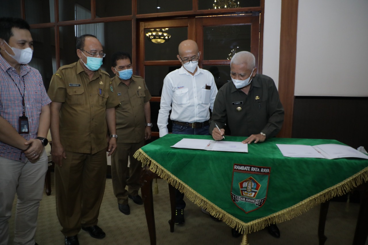 Audiensi dan Penandatanganan Persetujuan Dokumen RTD PT Inalum (Persero) Dengan Bupati Asahan