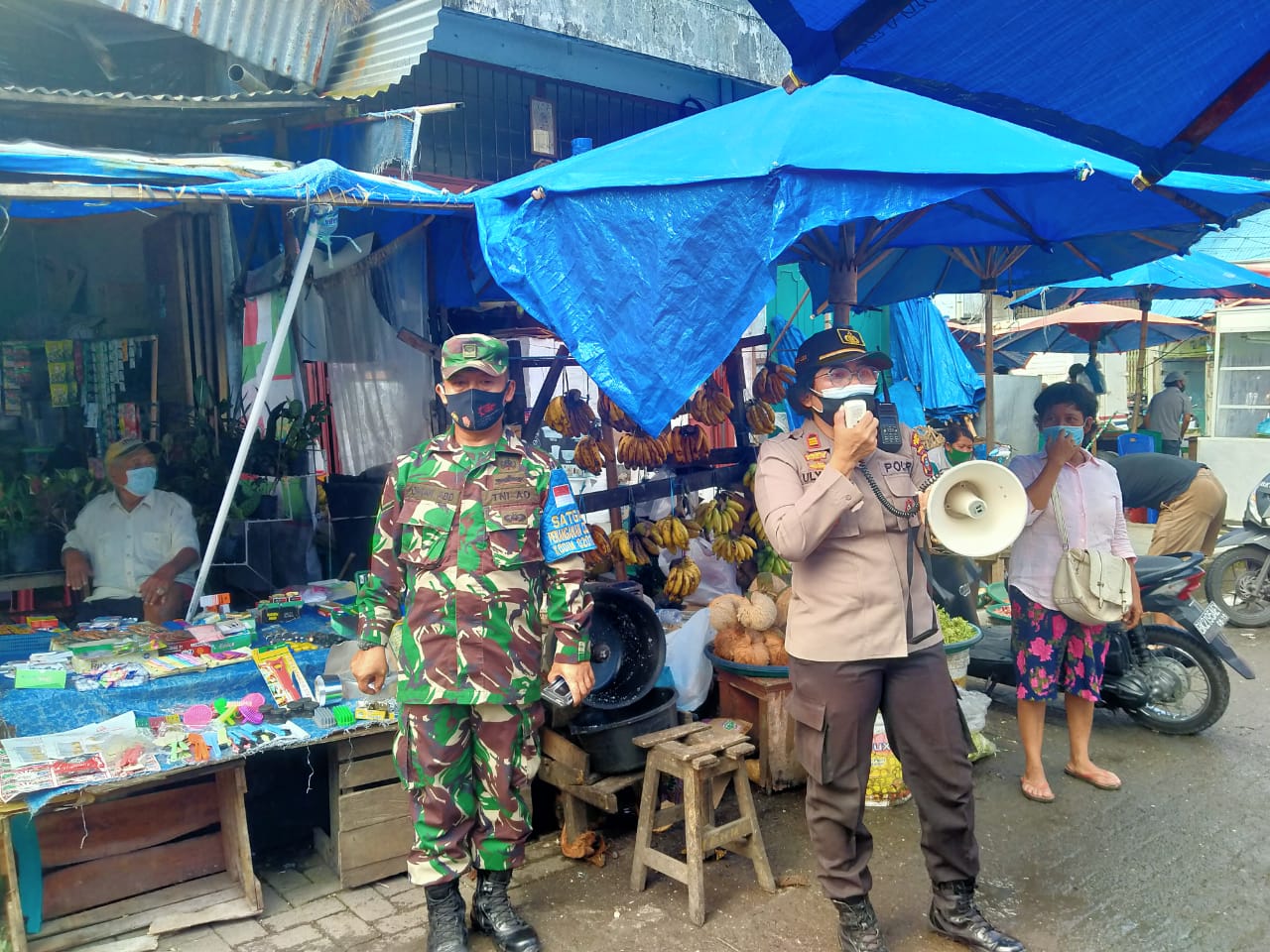 Polsek Medan Baru Ops Yustisi di Jalan Iskandar Muda, 12 Orang Langgar Protkes Ditindak