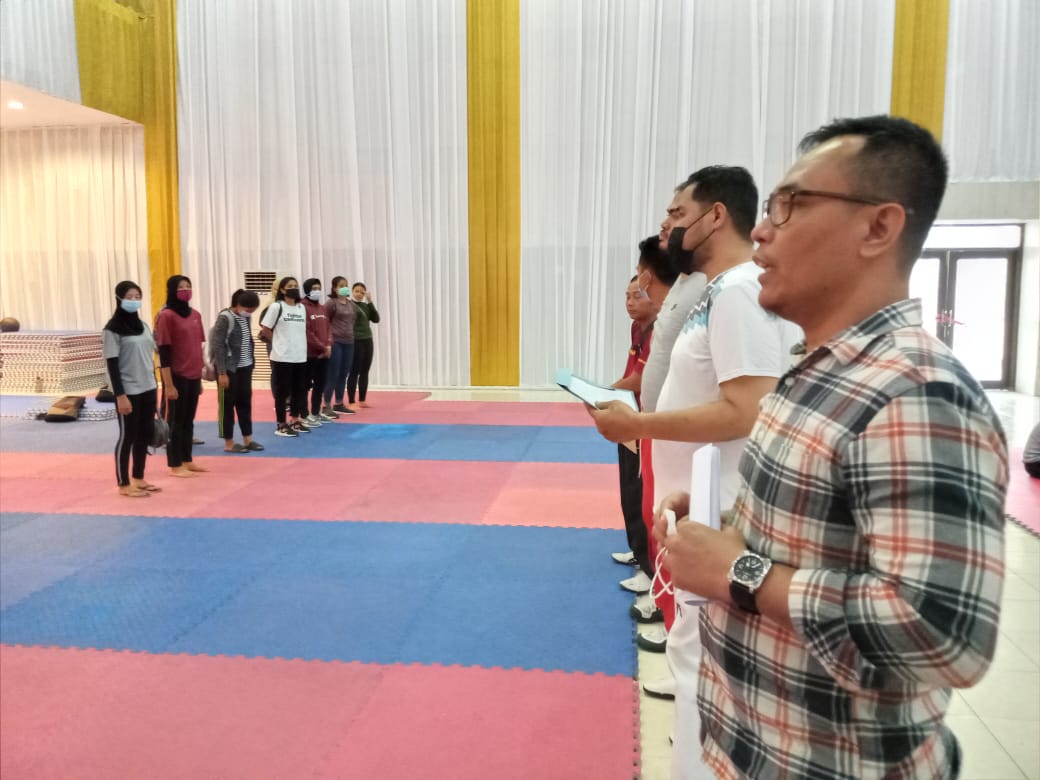 Selekcab Pengkot TI Medan, 25 Atlit Taekwondo Terjaring Persiapan PON