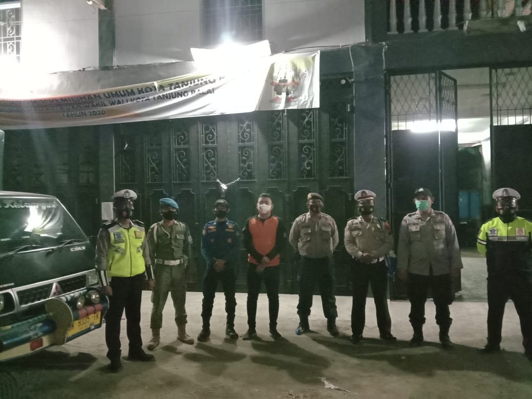 Giat Rutin Patroli Gabungan Pemko Tanjung Balai dan TNI - Polri Ops Yustisi Rajia Jam Tempat Hiburan Malam
