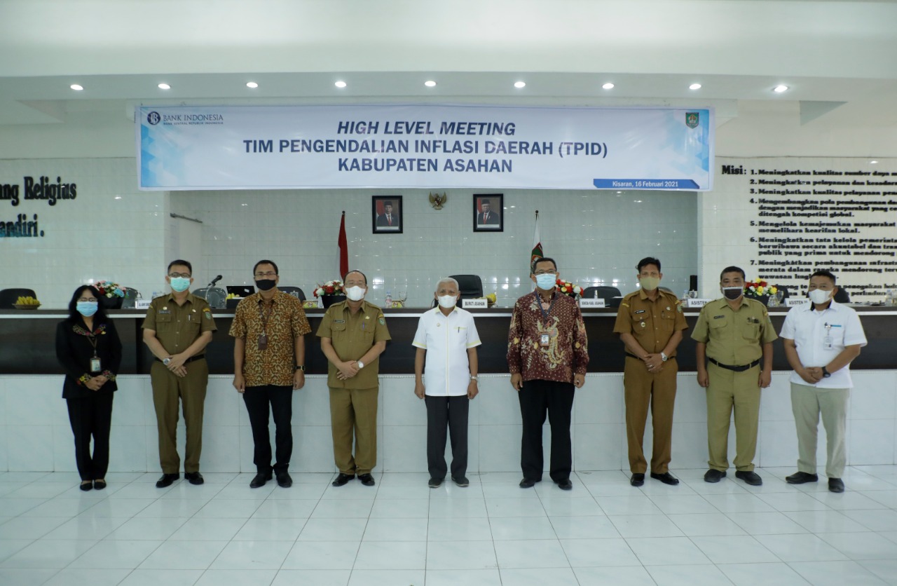 Bupati Asahan Buka High Level Meeting TPID dan TP2DD Asahan