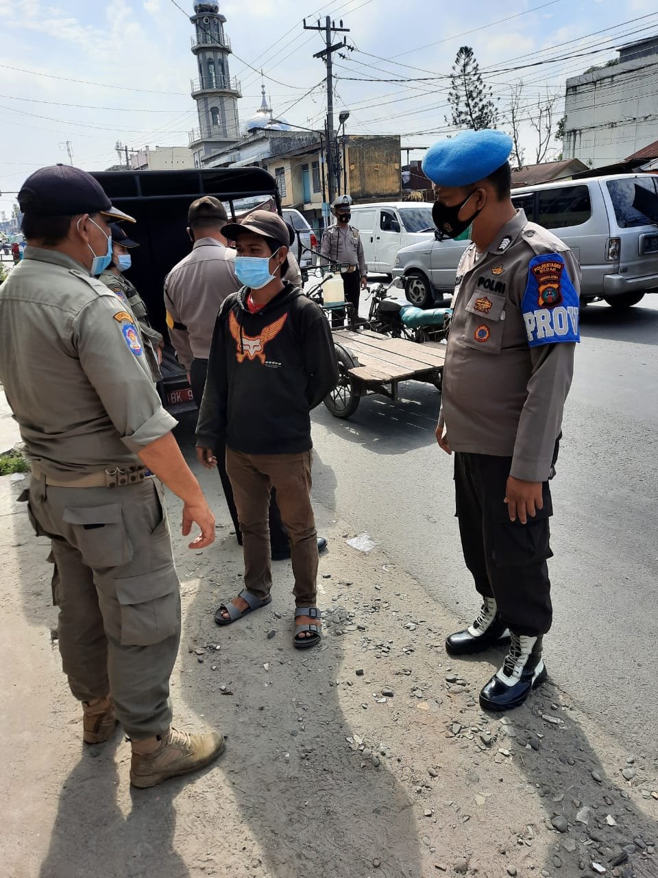 Polsek Medan Timur Giat Rutin Ops Yustisi, Kali ini 10 Warga Terjaring