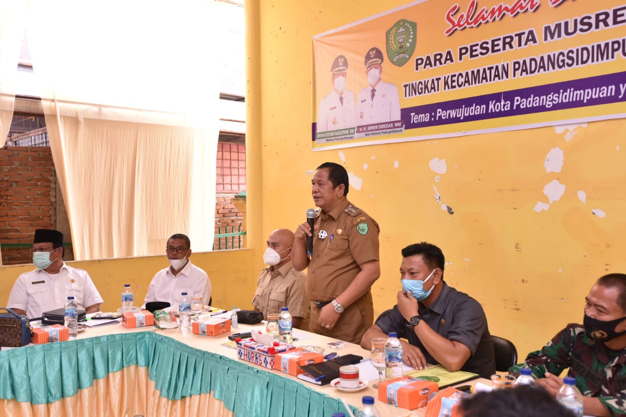 Walikota Sidimpuan : Perencanaan Pembangunan Kedepankan Program Prioritas Dan Terintegrasi
