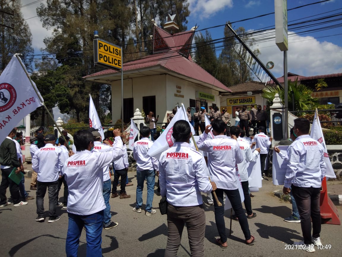 Massa DPC PosperaÂ  Karo demo PolresÂ 