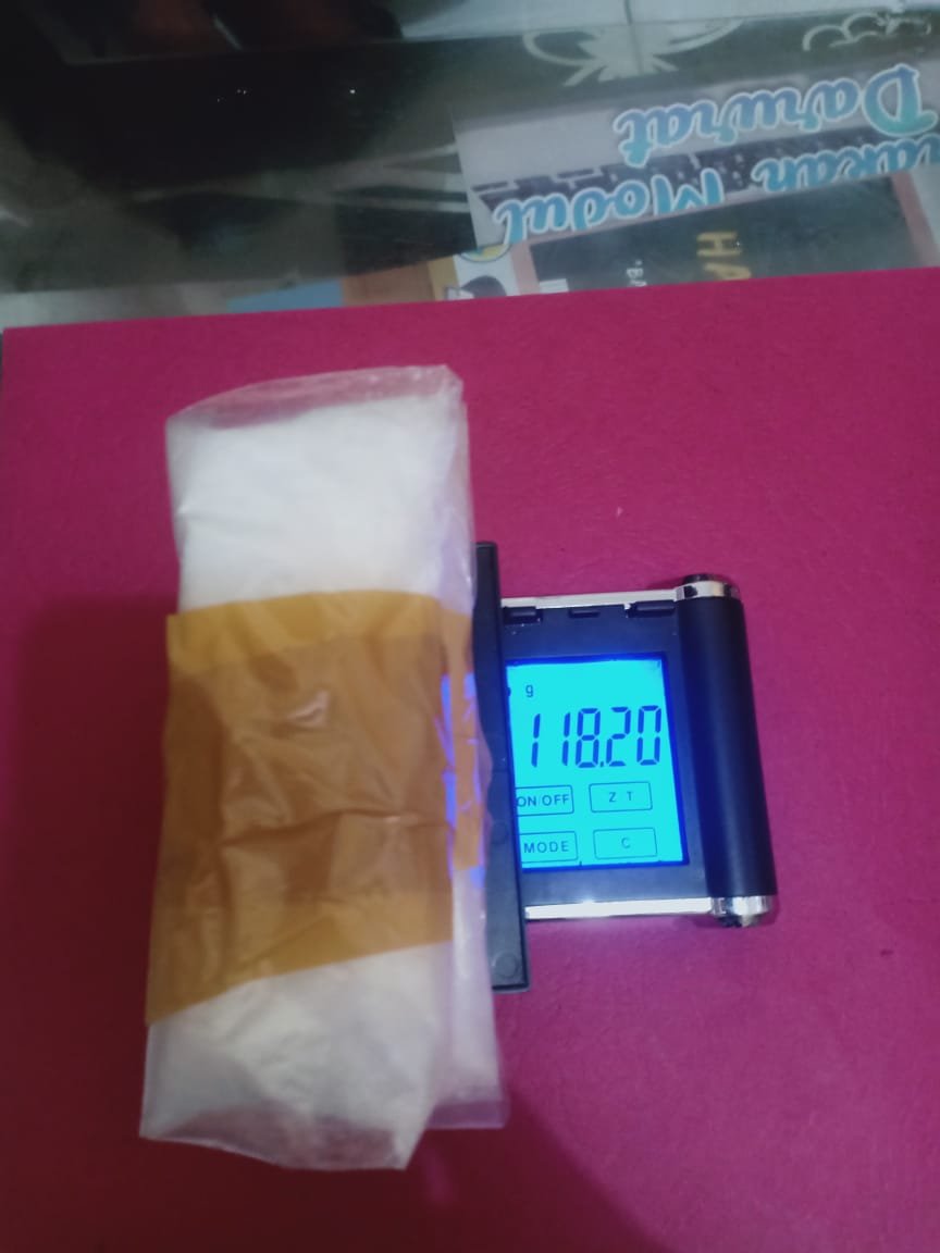 Jadi Pengedar Narkoba, Iqbal Diringkus Satresnarkoba Polres Sergai, BB 118,20 Gram