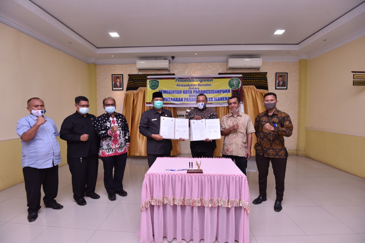 Pemkot PSP - Mahera Kerjasama Pembangunan dan Pengelolaan Pasar, Ini Kata Walikota Irsan Nasution
