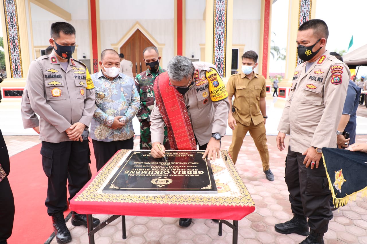 Kapolda Sumut Resmikan Gereja Oikumene SPN Hinai