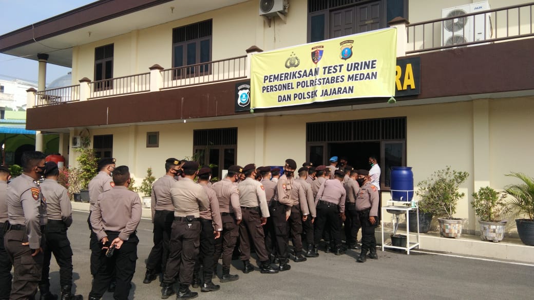 1 dari 229 Urine Personel Polrestabes Medan Positif