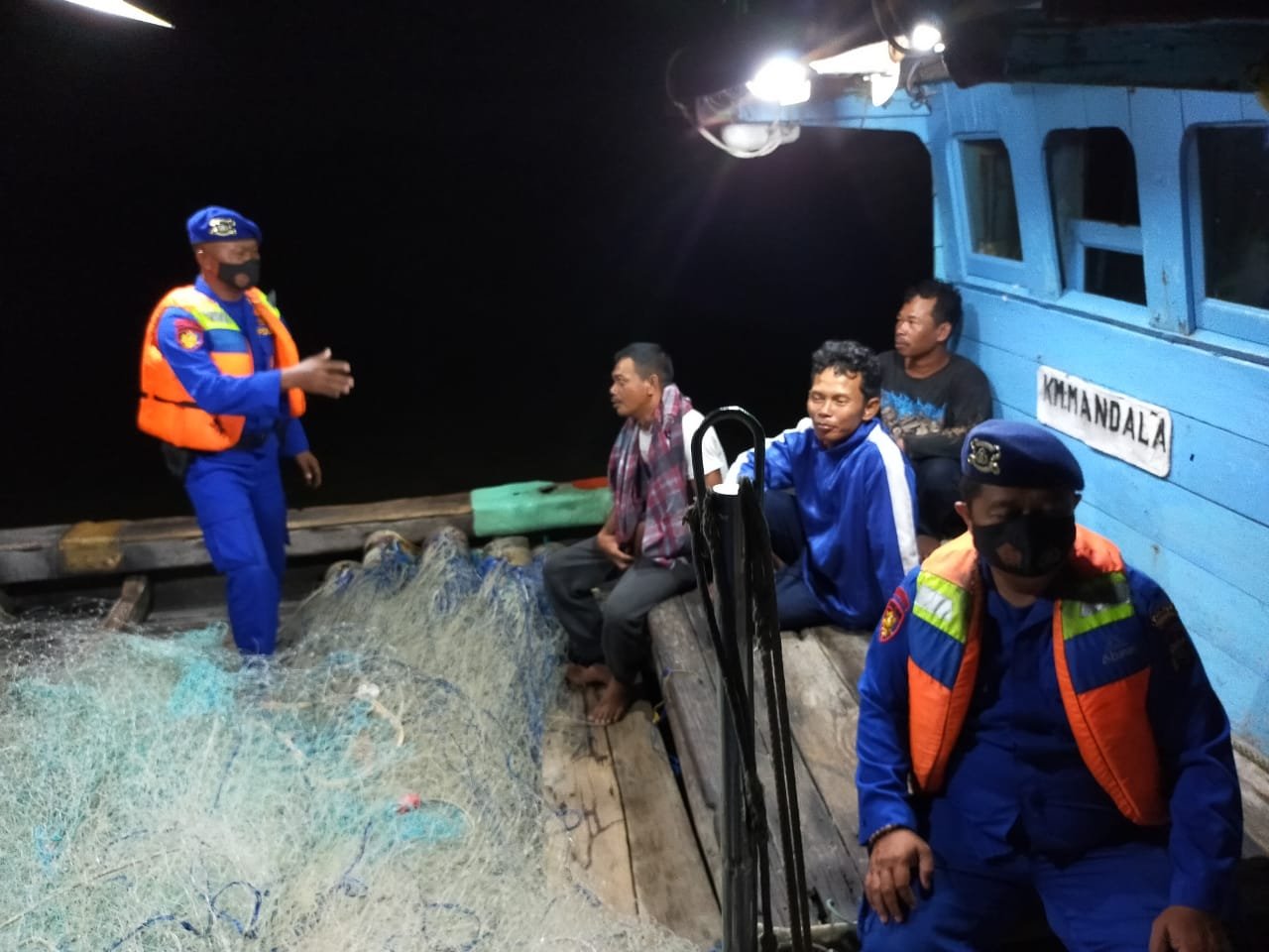 Sat Polair Patroli Perairan Asahan Tanjung Balai Selama 1 x 12 Jam