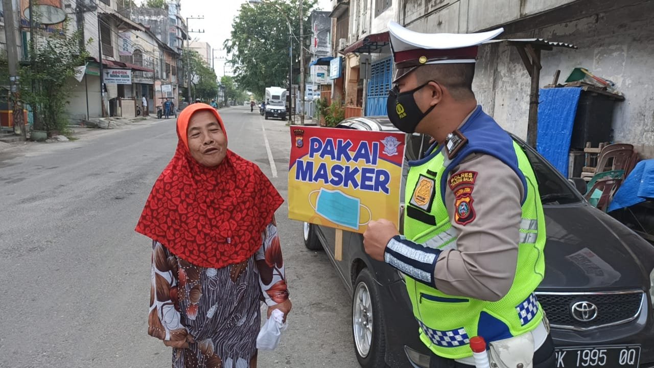 Polres Tanjung Balai Tingkatkan Disiplin dan Penegakan Hukum Protkes Cegah Virus Covid-19