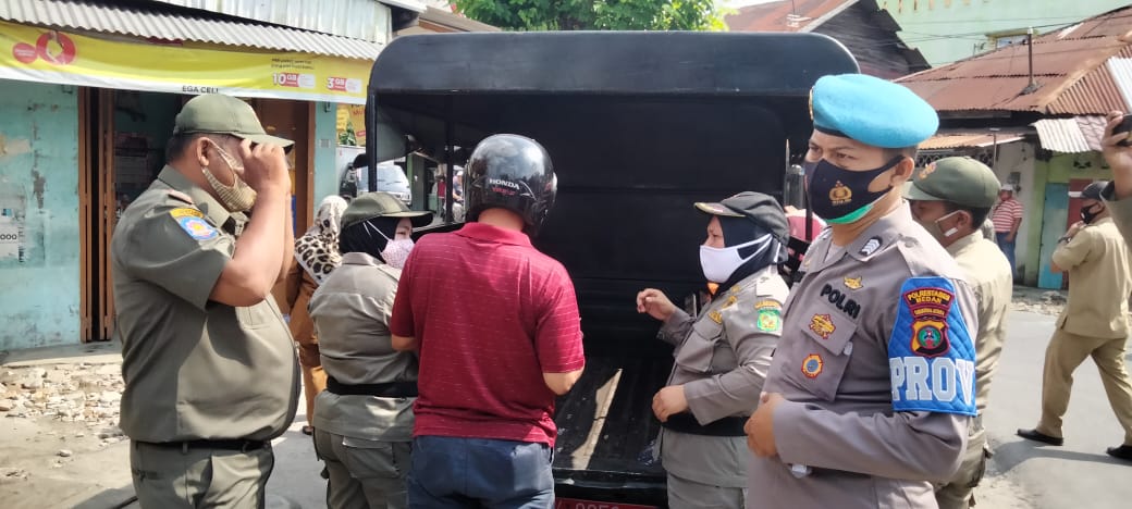 Polsek Medan Timur Ops Yustisi di Jln Malaka dan Jambi