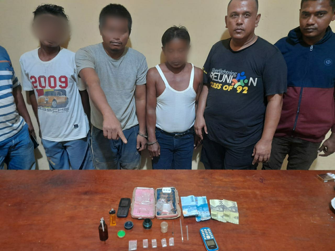 Kanit Reskrim Polsek Bilah Hilir yang Baru, Boyong 3 Pelaku Narkoba Jenis Sabu di Labuhanbatu