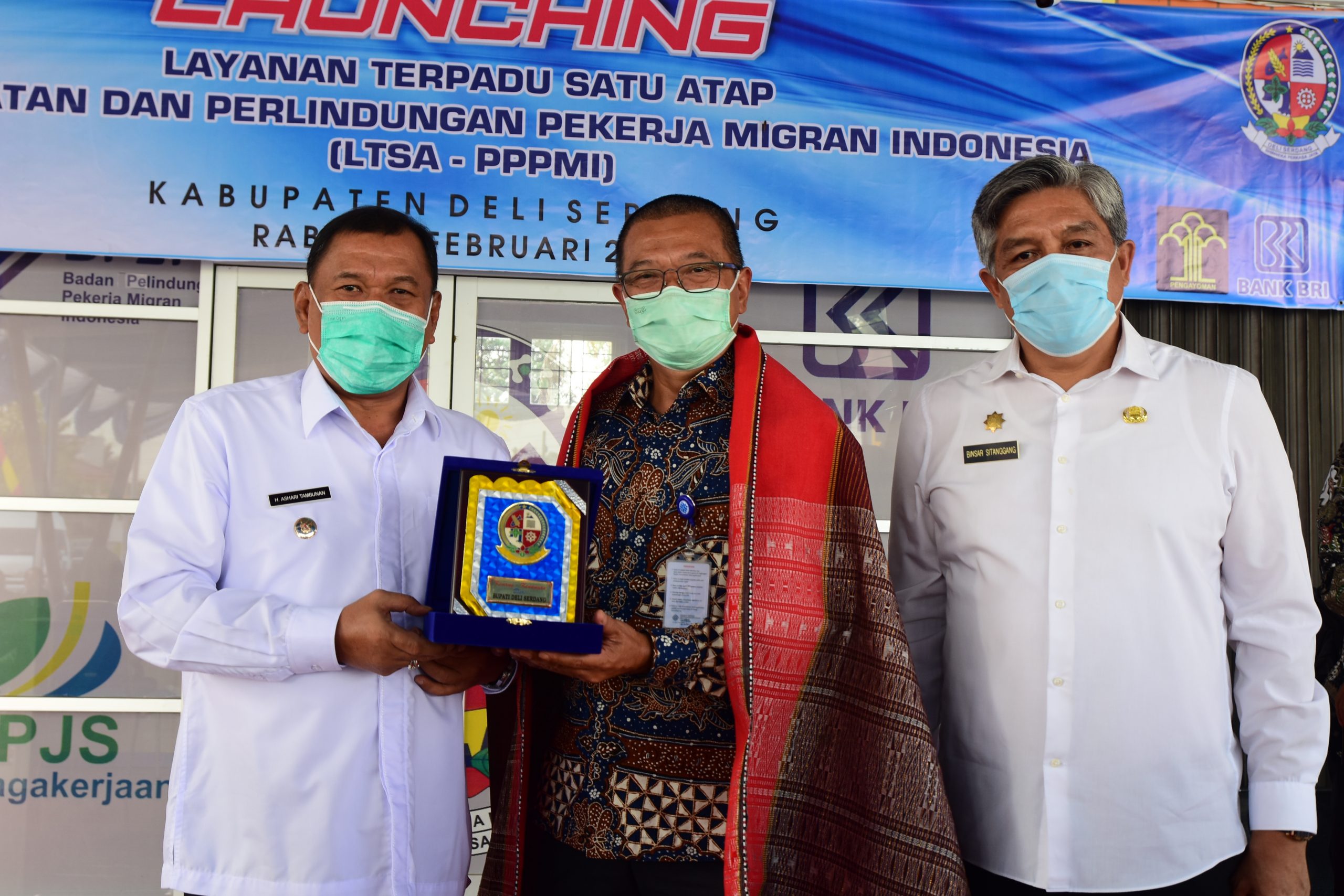 Bupati Deliserdang dan Dirjen Tenaga Kerja Resmikan Kantor Layanan Terpadu Satu Atap