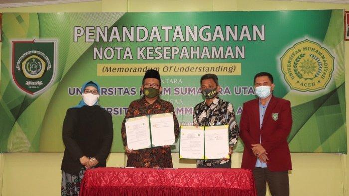 UISU dan UNMUHA Teken MoU