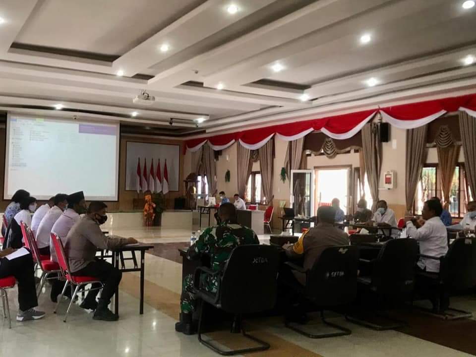 Pelaksanaan Vaksinasi Covid 19 di Kabupaten Pakpak Bharat Dievaluasi, Ini Pesan Kaiman Turnip