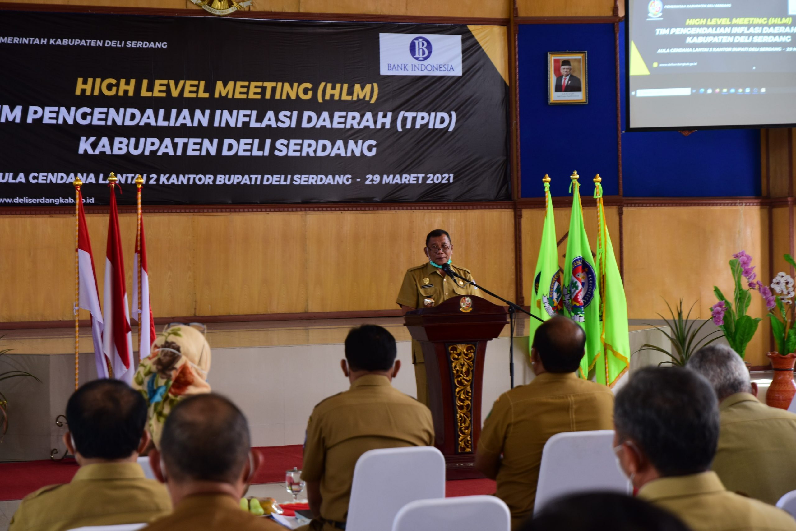Bupati H Ashari Tambunan Buka HLM TPID Kabupaten Deliserdang