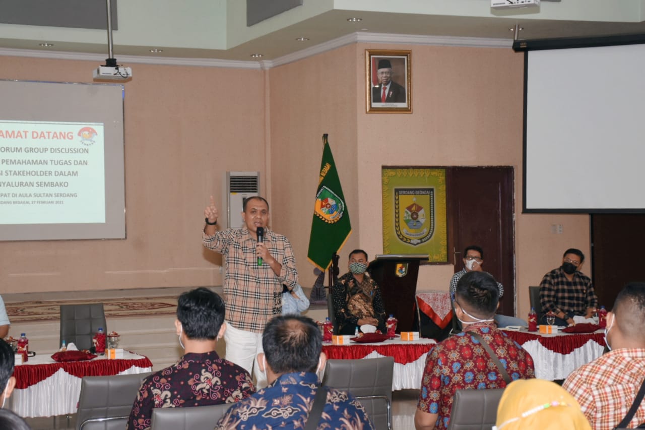 Bersama Kemensos RI, Pemkab Sergai Gelar FGD Terkait Pemahaman Tugas dan Fungsi StakeholderÂ 