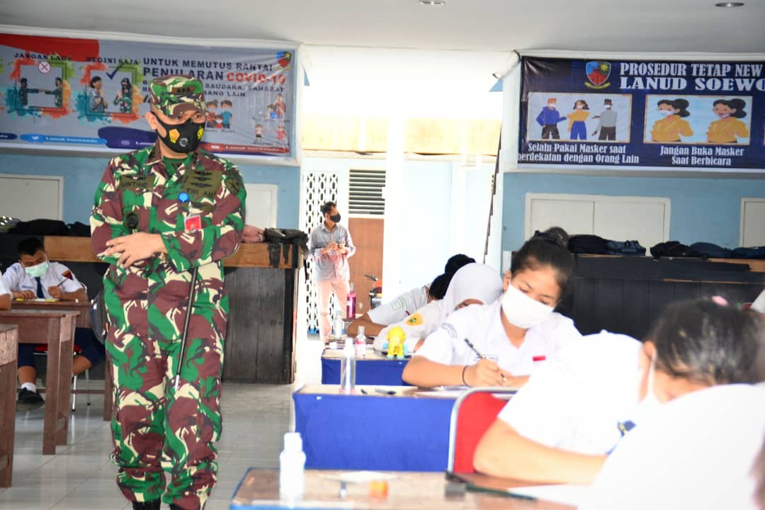 Casis SMA Pradita Dirgantara Jalani Tes Psikologi di Lanud Soewondo