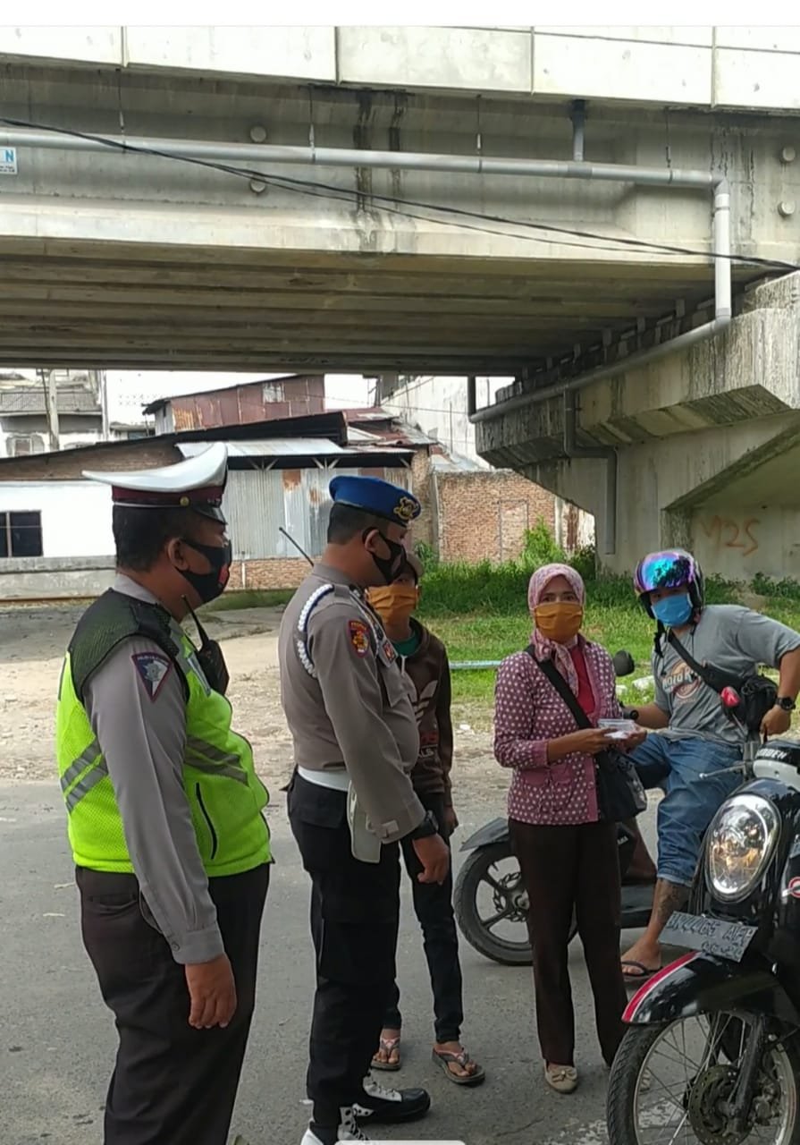 Polsek Medan Timur Ops Yustisi di 4 Lokasi, 5 Warga Diberi Tindakan Sosial