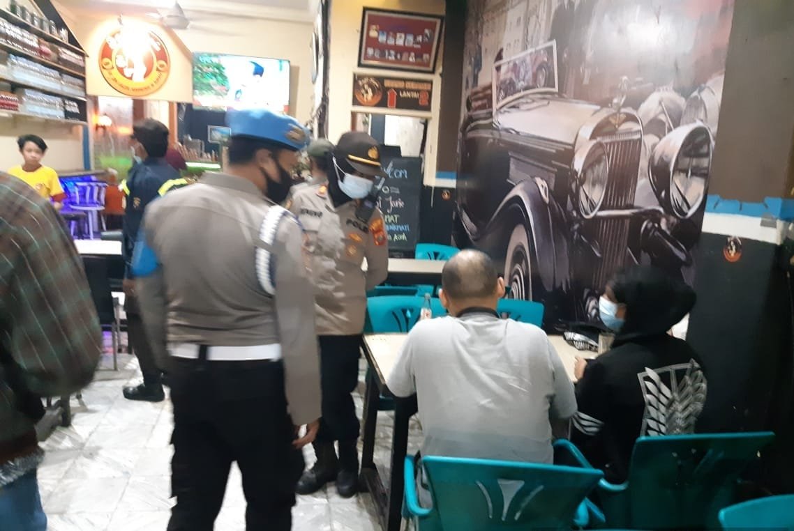 Polsek Patumbak Giat PPKM dan Ops YustisiÂ  Gaktibplin Protokol Kesehatan