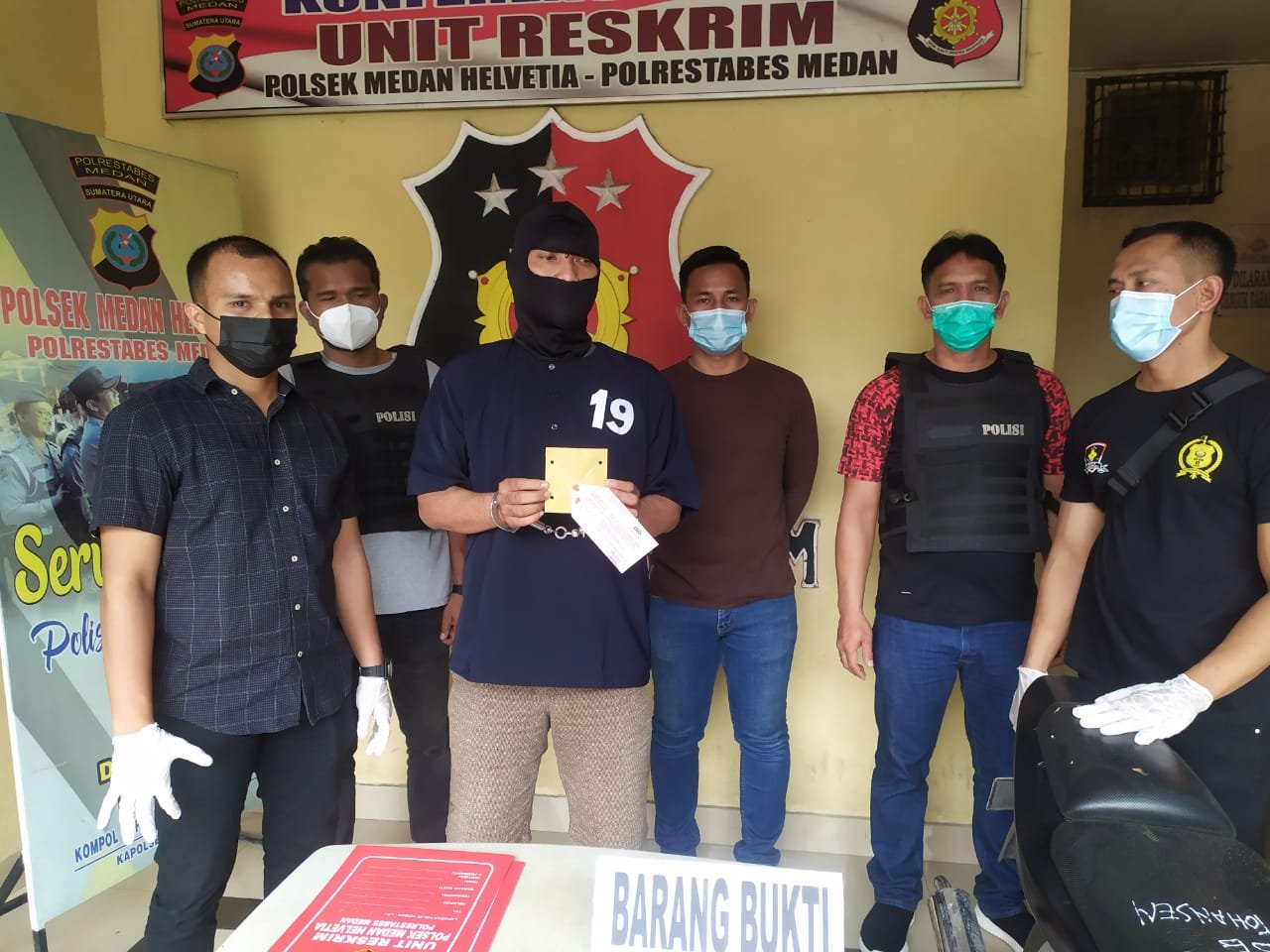 Tekab Polsek Medan Helvetia Ciduk Pengedar Narkoba, 5 Butir Pil Ekstasi Disita