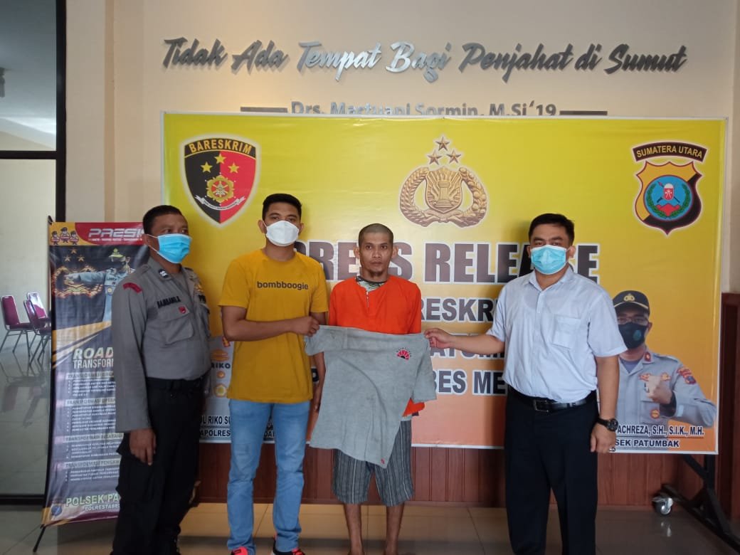 Polsek Patumbak Ringkus Pelaku Pembobol Rumah, Aksinya Terekam CCTV