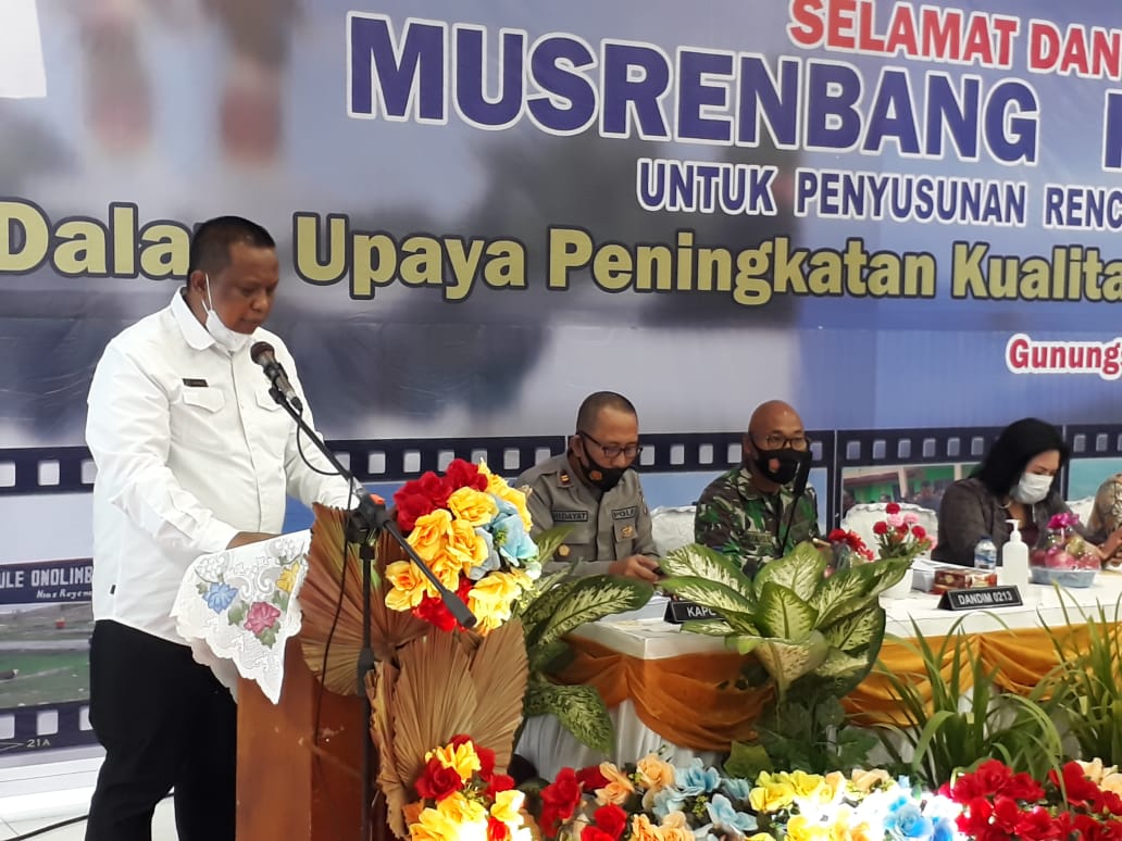 Musrenbang RKPD Kabupaten Nias, Gubernur Sumut Tekankan Mengikuti Program Prioritas