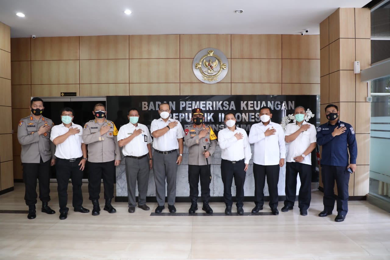 Kapolda Sumut Kunjungan Silaturahmi ke BPK Perwakilan Provinsi Sumut