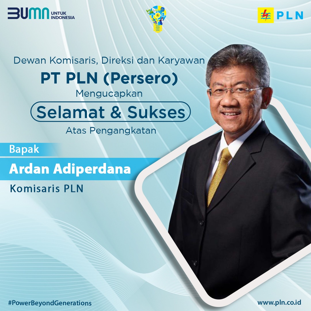 RUPS PLN Mengangkat Ardan Adiperdana Sebagai Komisaris PLN