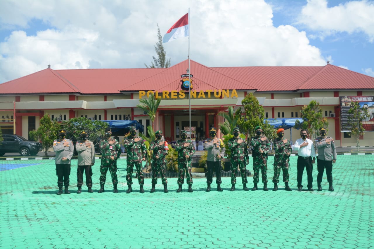 Sinergitas TNI - POLRI, Pangdam I/ BB Kunjungi Polres Natuna