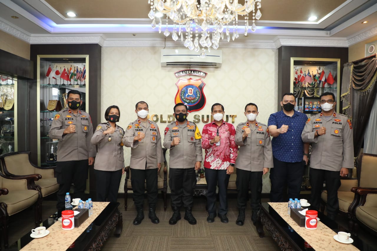 Mengikuti Sekolah Staf dan Pimpinan Polri, Tujuh Pamen Polrestabes Medan Menghadap Kapolda Sumut
