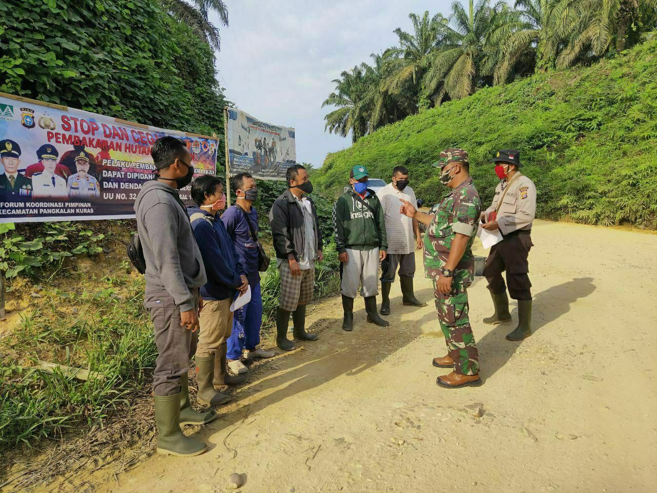 Satgas TMMD Kodim 0313/KPR Lakukan Kombinasikan Langkah Pencegahan Karhutla dengan Mewujudkan Ketahanan Pangan