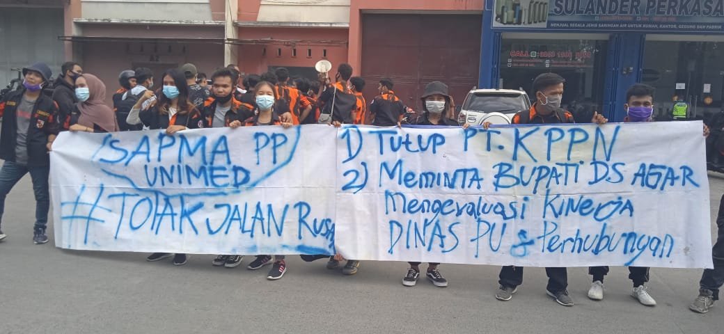 Satma PP Unimed Minta Bupati Deli Serdang Tutup PT. KPPN Medan Estate