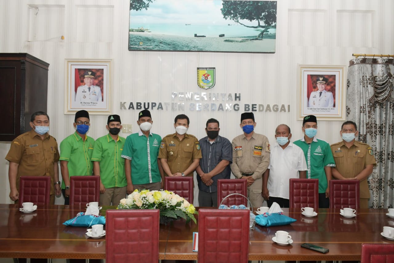 Wabup Sergai Terima audiensi Muslimat NU dan GP Ansor