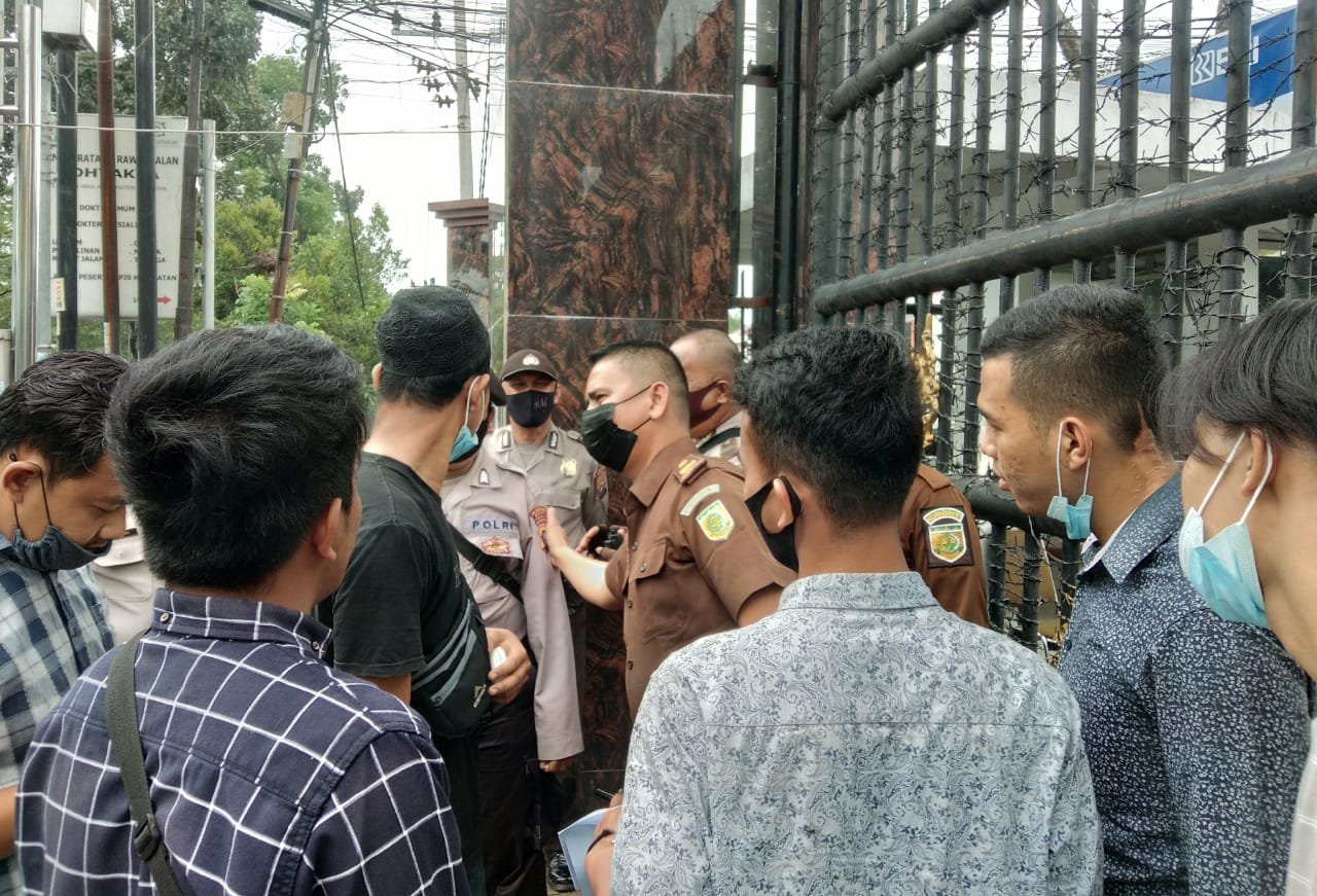 Demo Kejatisu, Usut Dana BOS Afirmasi Kabupaten Tapsel 2020