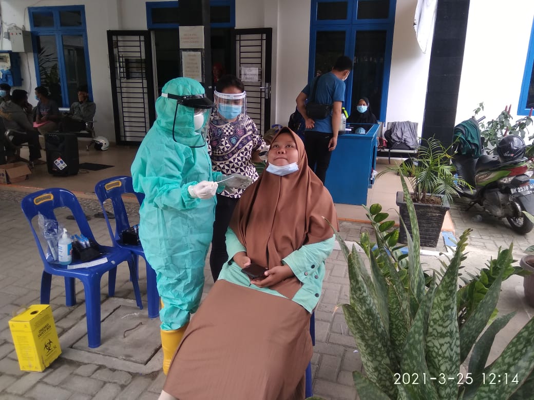 Kafilah FSQ Kecamatan Beringin ikuti tes SWAB