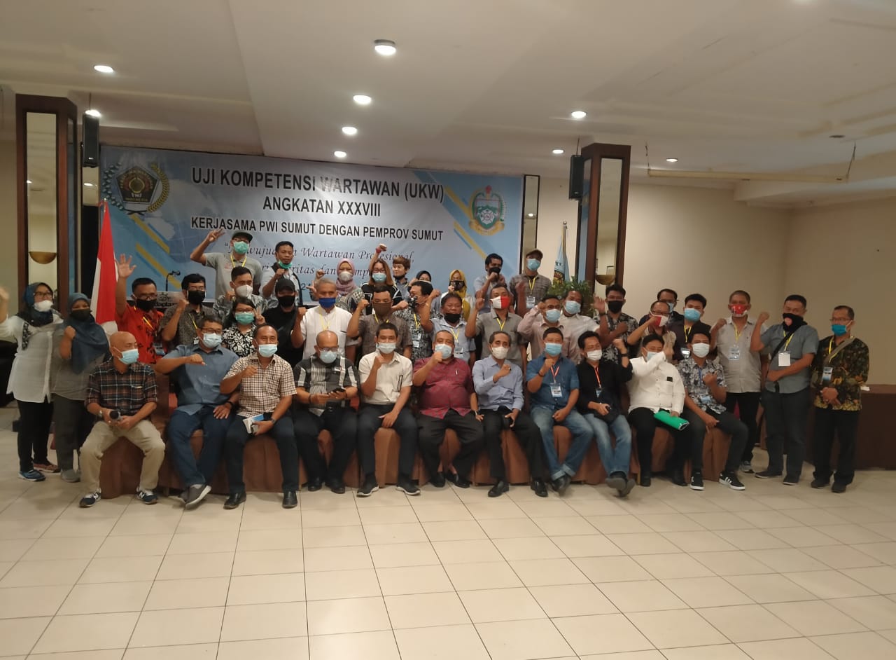 9 Peserta UKW Angkatan 38 PWI Sumut Belum Kompeten