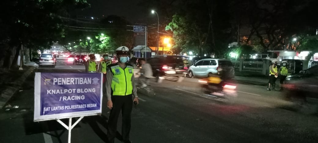 Lagi, 41 Sepeda Motor Berknalpot Blong Diamankan Sat Lantas Polrestabes Medan