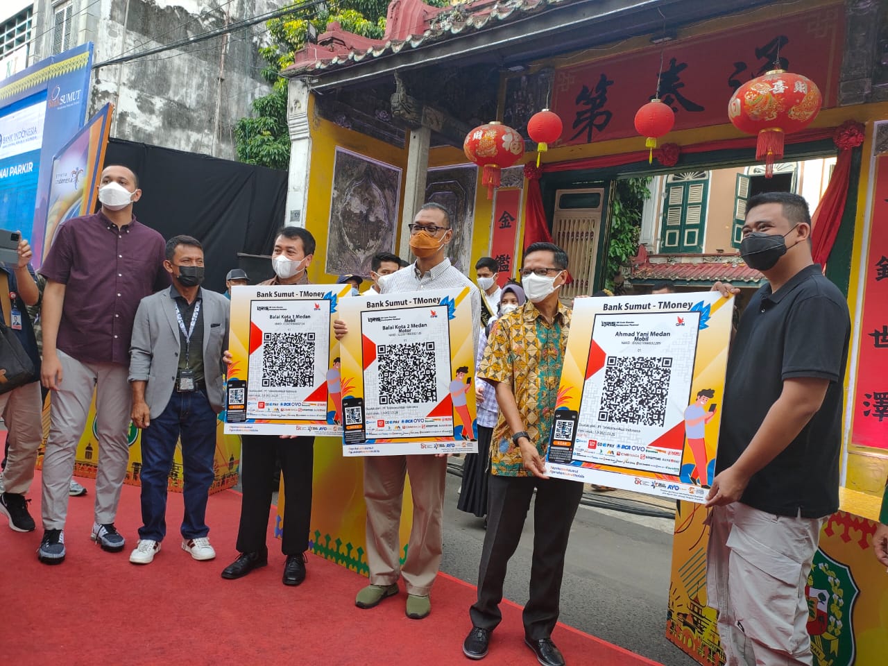 QRIS QREN Bank Sumut Kini Bisa Bayar Parkir dan Belanja Kuliner, Soft Launching e parkir dan Kesawan City Walk