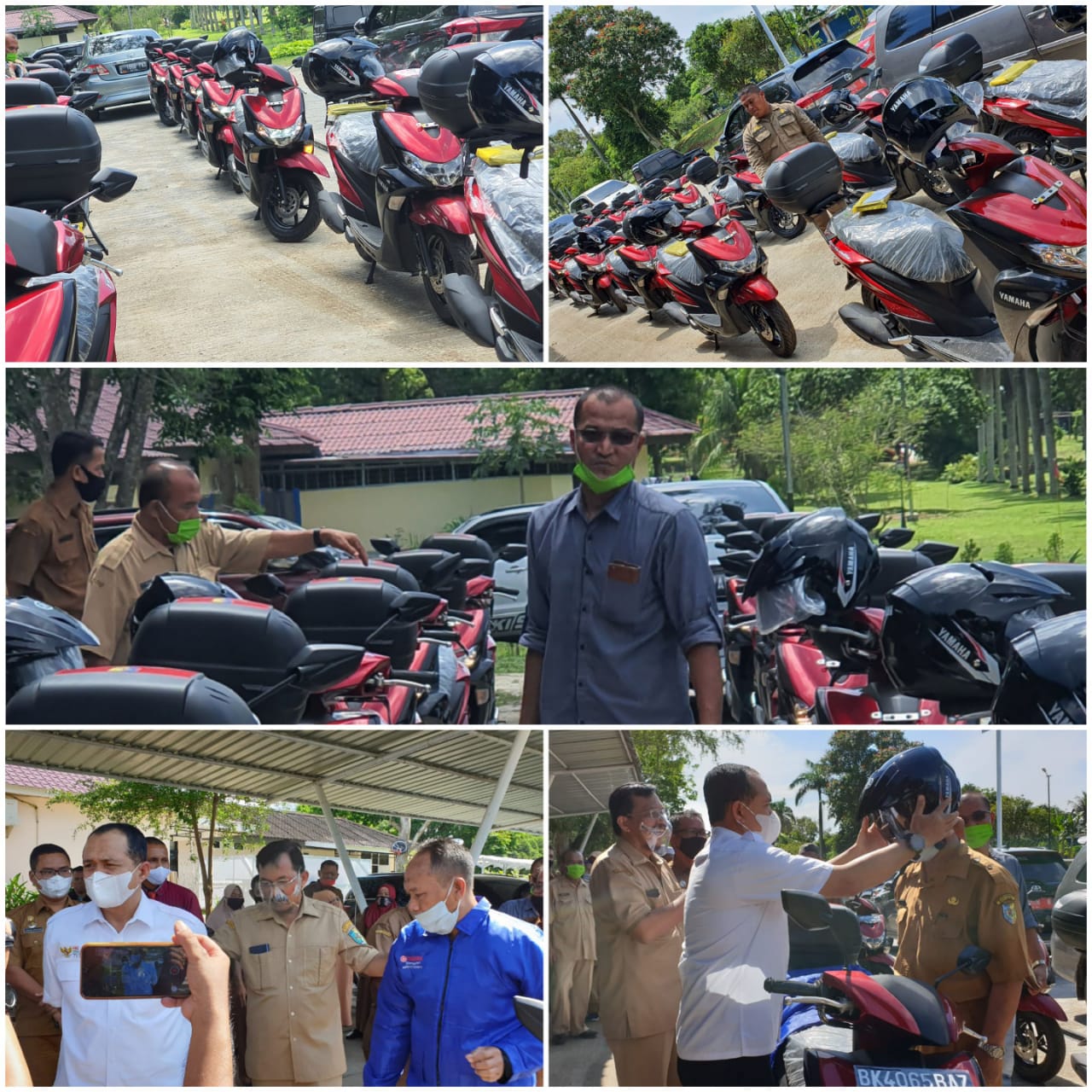 Bupati Zahir: Pendidikan Harus Maju,Â  Berikan 16 Unit Sepeda Motor Kepada Korwas dan Korwil.