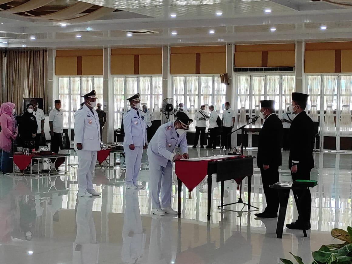 Gubsu Lantik Tiga Pj Bupati, Muliyadi Simatupang Pj Bupati Labuhanbatu