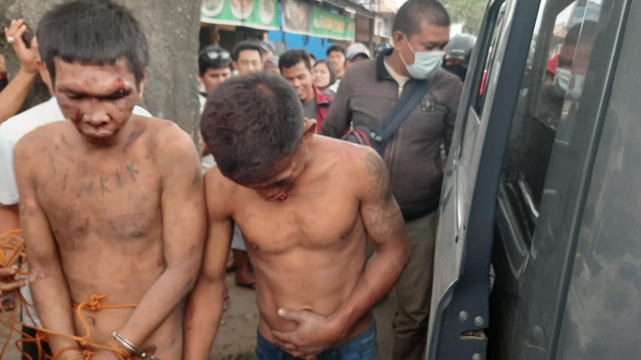 Dua Pencuri Ikan Lelel Diamankan ke Polsek Delitua