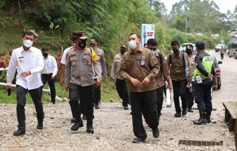 Dukung Program Prioritas Kapolri, Kapolda Sumut Tinjau Lokasi Wisata The Kaldera Toba