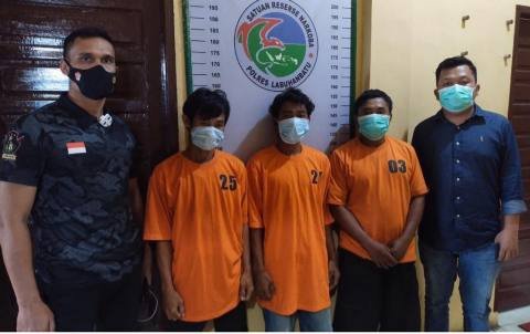Sat Narkoba Polres Labuhan Batu Ringkus 2 Pengedar Shabu dan 1 Pengguna Shabu