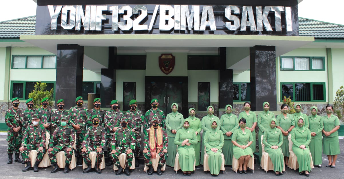 Kunker Kasdam I/BB ke Batalyon Yonif 132/BS