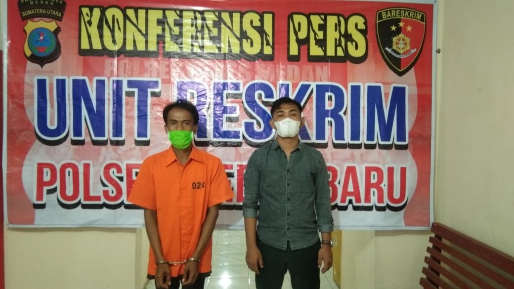 Reskrim Polsek Medan Baru Ringkus RS Pemilik Ganja