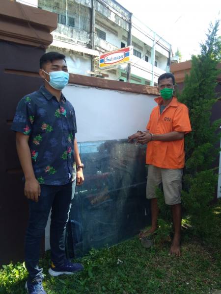 Polsek Medan Baru Amankan Pelaku Pencuri Kaca Rumah Kosong